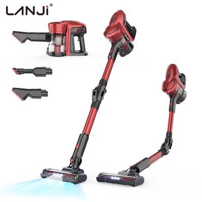 Household Foldable Detachable Bagless Rechargeable Stick Vacuum Cleaner LANJI 250W Cordless Handheld Portable Vacuum Cleaner